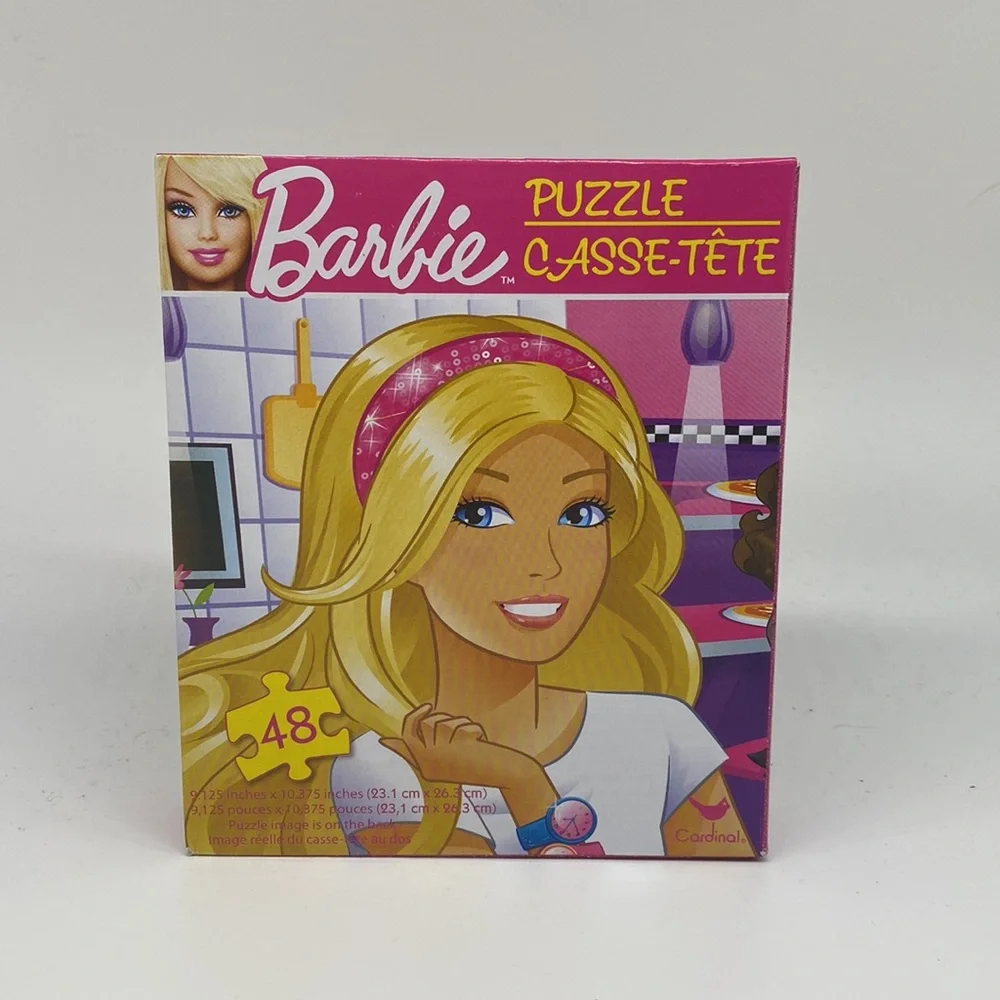 Barbie Jigsaw Puzzle‎ Casse Tete 48-piece NWT
